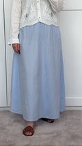 Light blue skirt