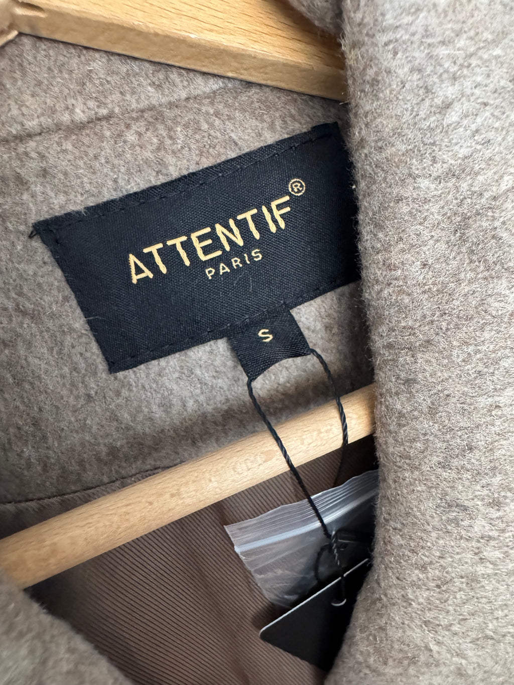Aya mantel taupe