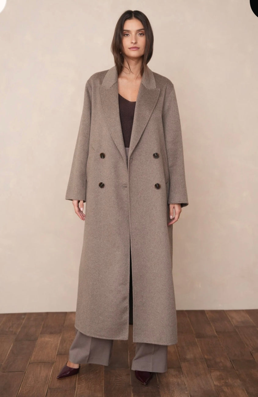 Aya mantel taupe
