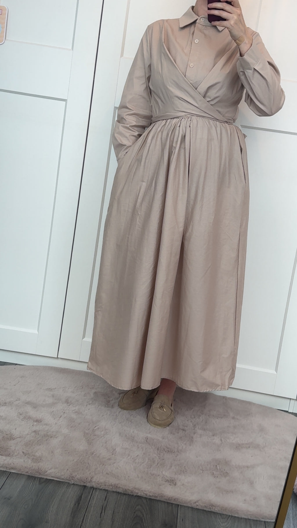 Nude dress